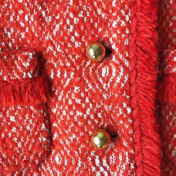 J.Crew Lady Jacket in Corkscrew Tweed in Red - Picture 8 of 8